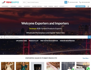 Yeniexpo.com - B2B Turkey Products Exports Wholesale Marketplace