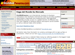 Worldbidpanama.com - Panama International Trade Leads Import Export b2b Marketplace