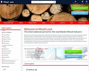 Wood1.com - B2B Portal for Wood Industry