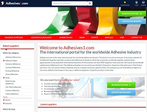 Adhesives1.com - International B2B Adhesive Portal