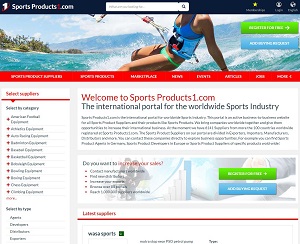 Sportsproducts1.com - B2B Portal for Sports Products Industry