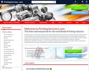 PrintingServices1.com - International b2b portal for Printing Industry