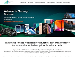 Blessingstelecom.com - Wholesale Mobile Phone Distribution of Top Brands