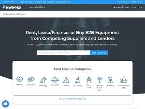 Kwipped.com - B2B equipment rental and leasing marketplace