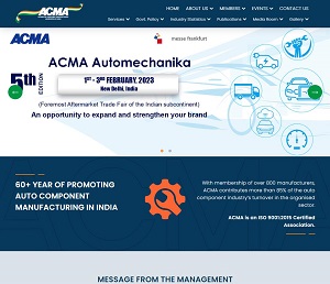 Acma.in - India Automotive Component Manufacturers Association