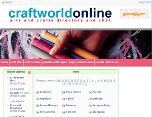 CraftworldOnline.com - Arts and Craft Directory