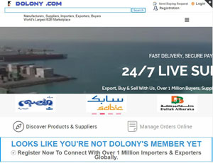 Dolony.com - Online b2b Marketplace for importers and exporters