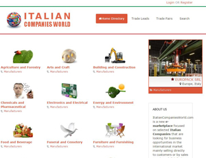Italiancompaniesworld.com - Italian B2B Marketplace