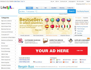 Like123.com - B2B trade leads directory for Importers and Exporters