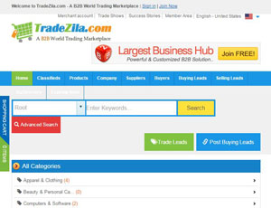 Tradezila.com - A B2B Marketplace for sellers and buyers