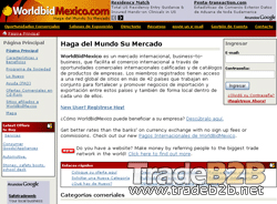 Worldbidmexico.com - Mexico International Trade Leads Import Export b2b Marketplace