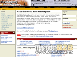 Worldbidpackaging.com - Packaging International Trade b2b Marketplace